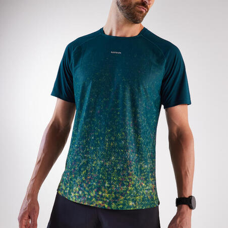 Футболка чоловіча 500 Resist для бігу синя