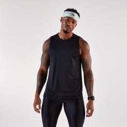 Débardeur de running Homme, Kiprun Run 100 noir