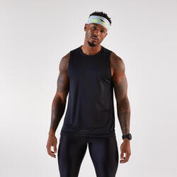 Débardeur de running Homme, Kiprun Run 100 noir