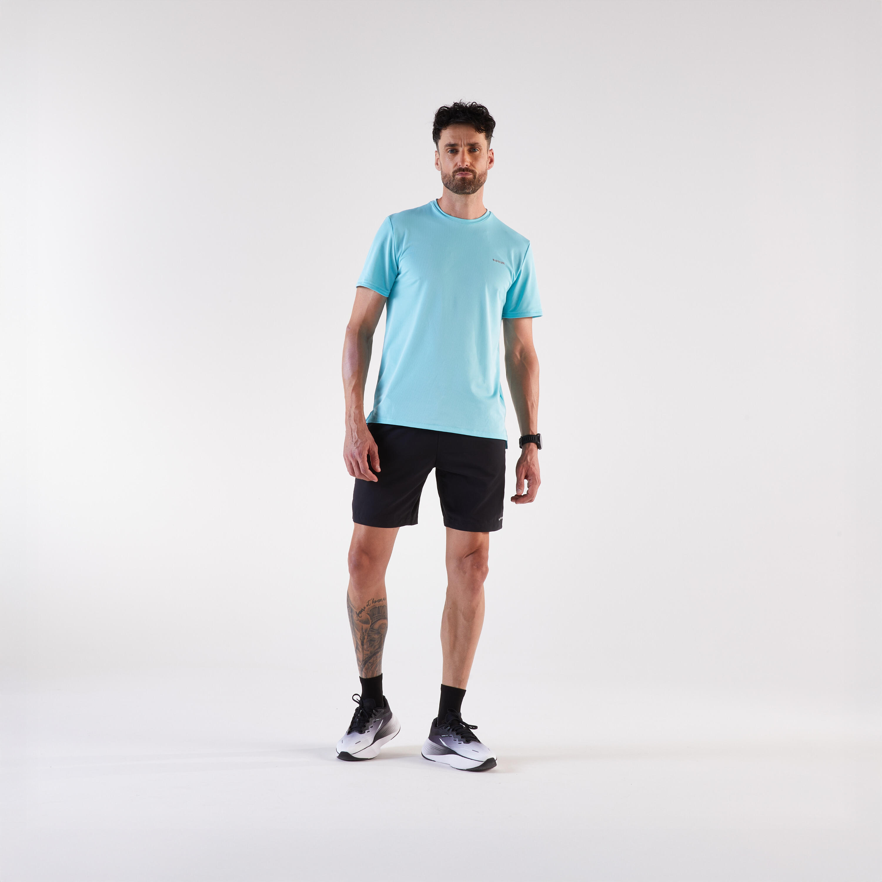 T-Shirt Running Herren, Kiprun Run 500 Blau 2/13