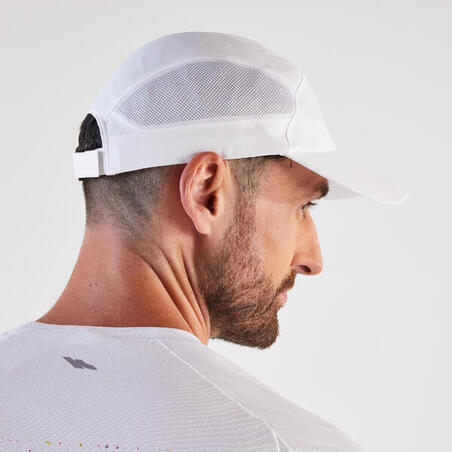 Кепка для бігу Kiprun унісекс біла/жовта