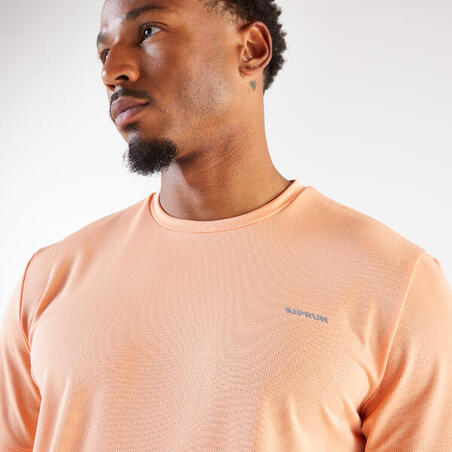 Футболка чоловіча Run 500 Dry для бігу помаранчева