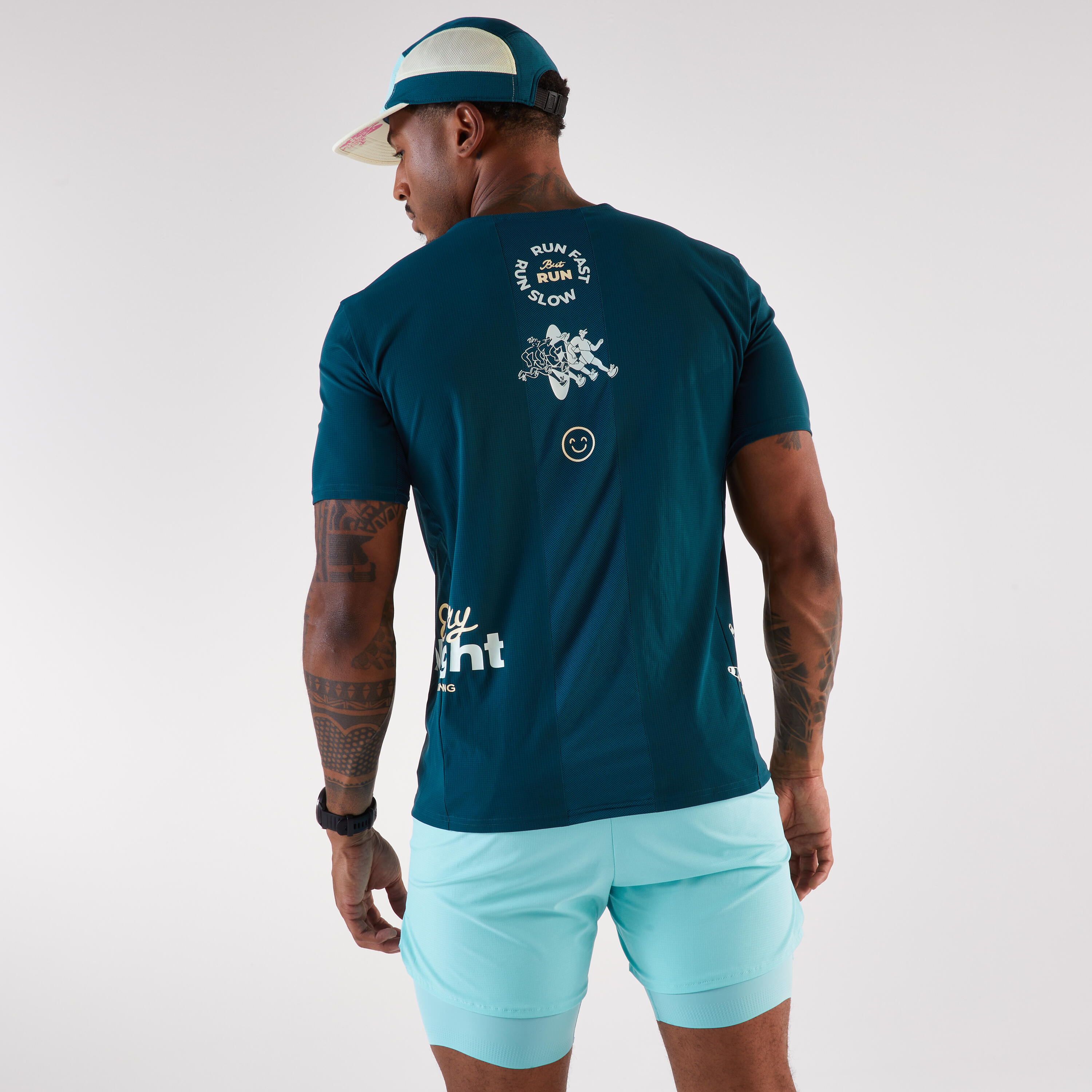 T-shirt de course à pied respirant homme, Run 900 5/9