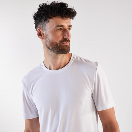 Футболка чоловіча Run 100 для бігу біла