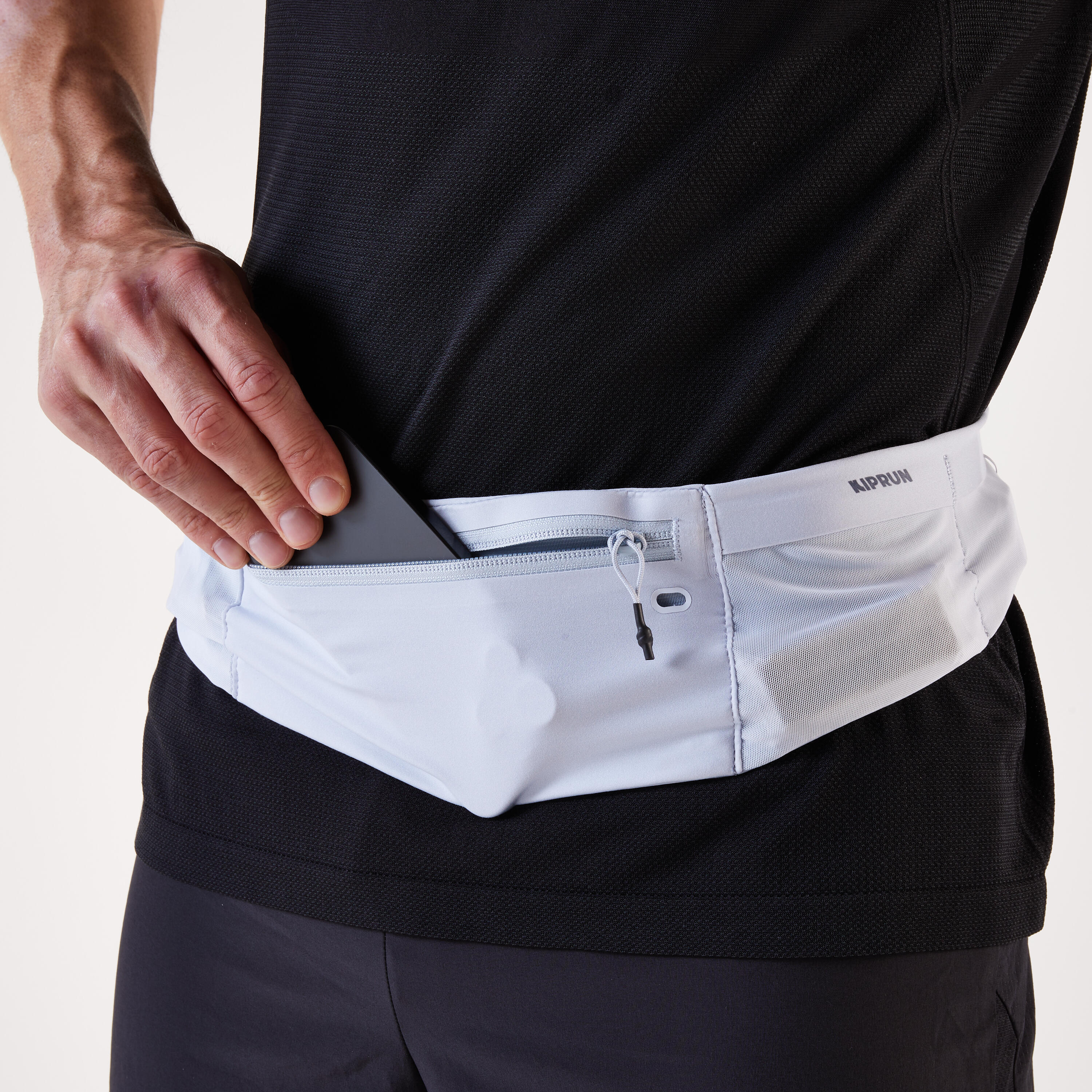 KIPRUN Comfort2 Unisex 5 Pockets Smartphone Running Belt - Yellow