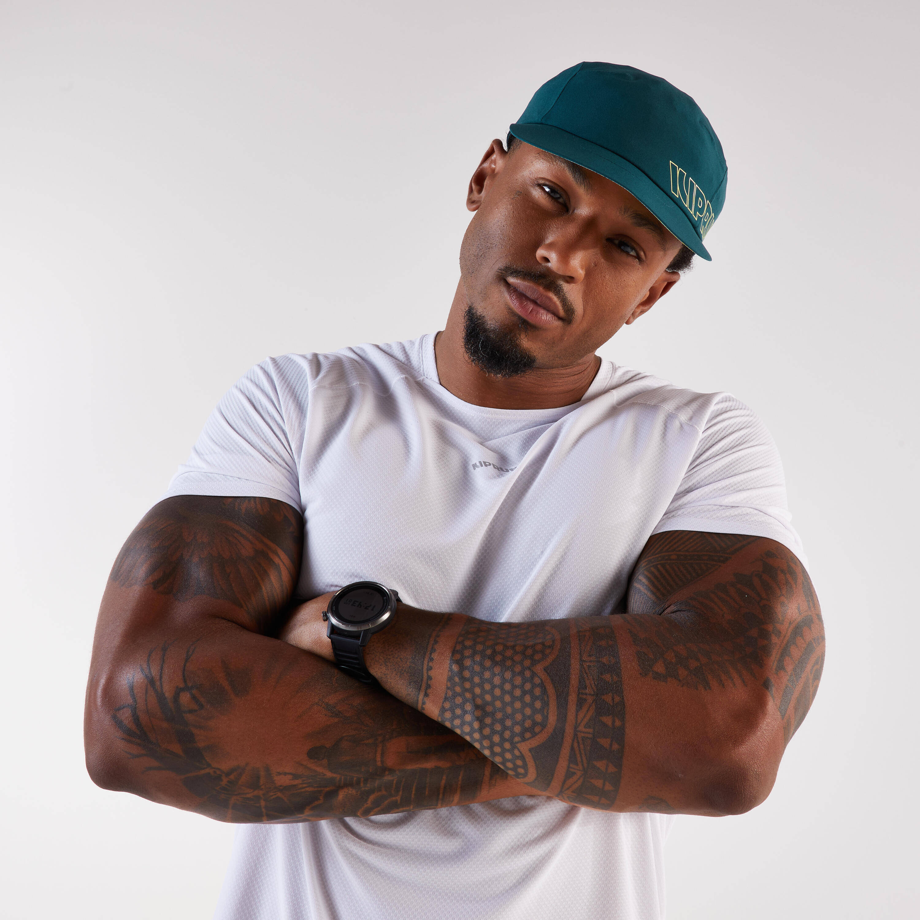 Men's and women's running cap, Kiprun blue -  5