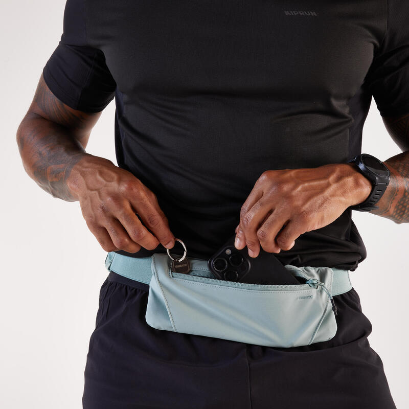 Centură de alergare smartphone KIPRUN Basique 2 Verde Unisex
