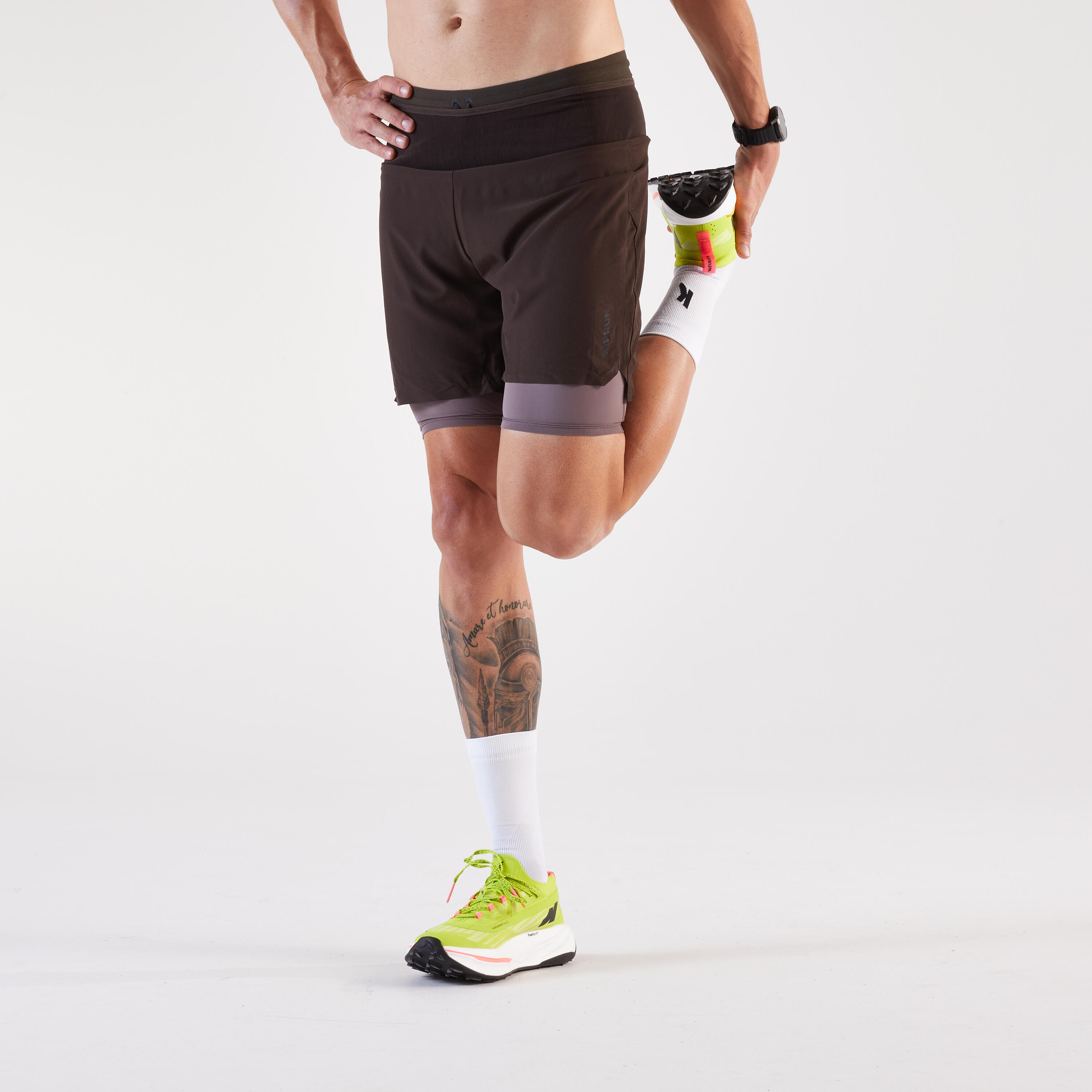 Spodenki do biegania w terenie męskie Kiprun Run Ultra 900 2w1 13/13