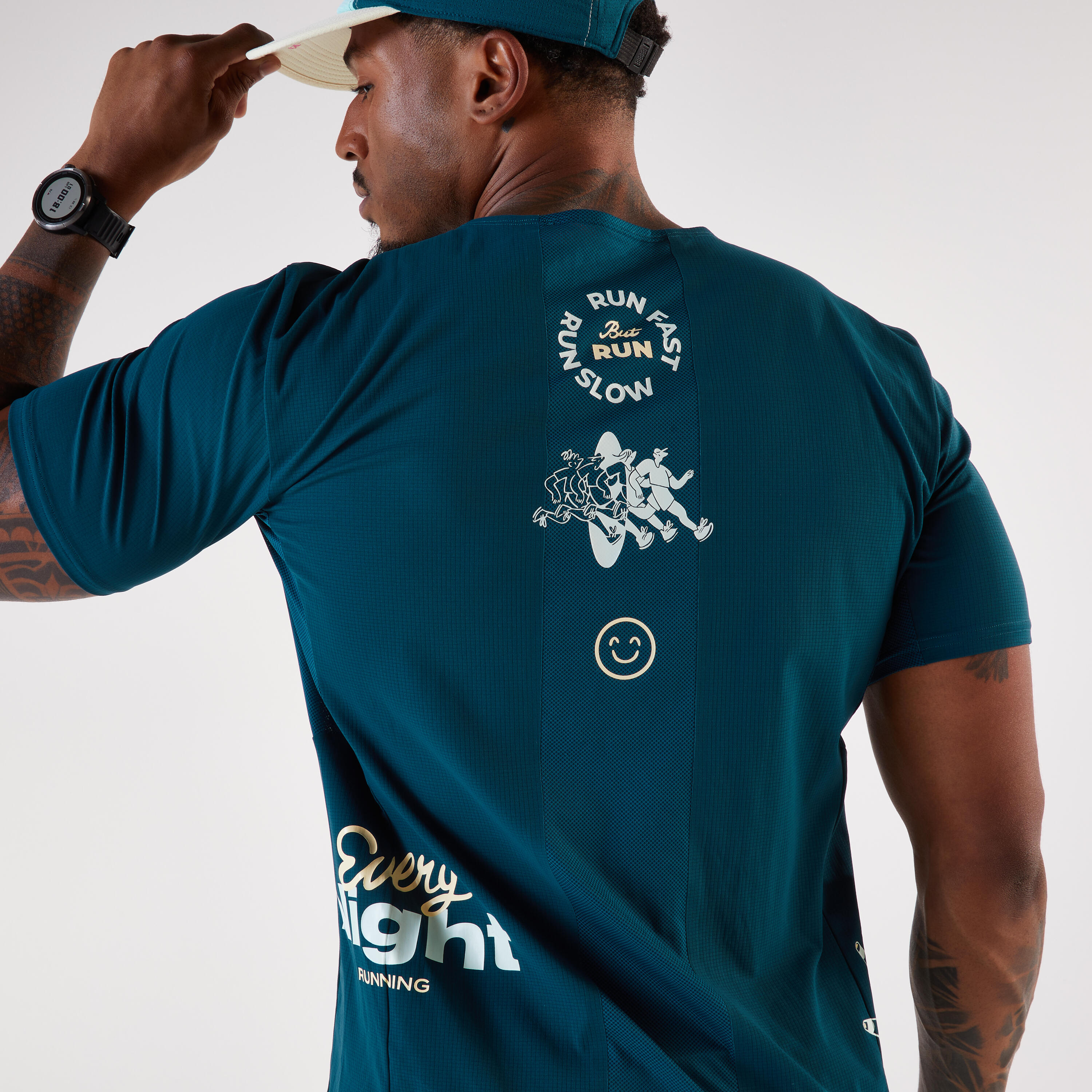 T-shirt de course à pied respirant homme, Run 900 6/9