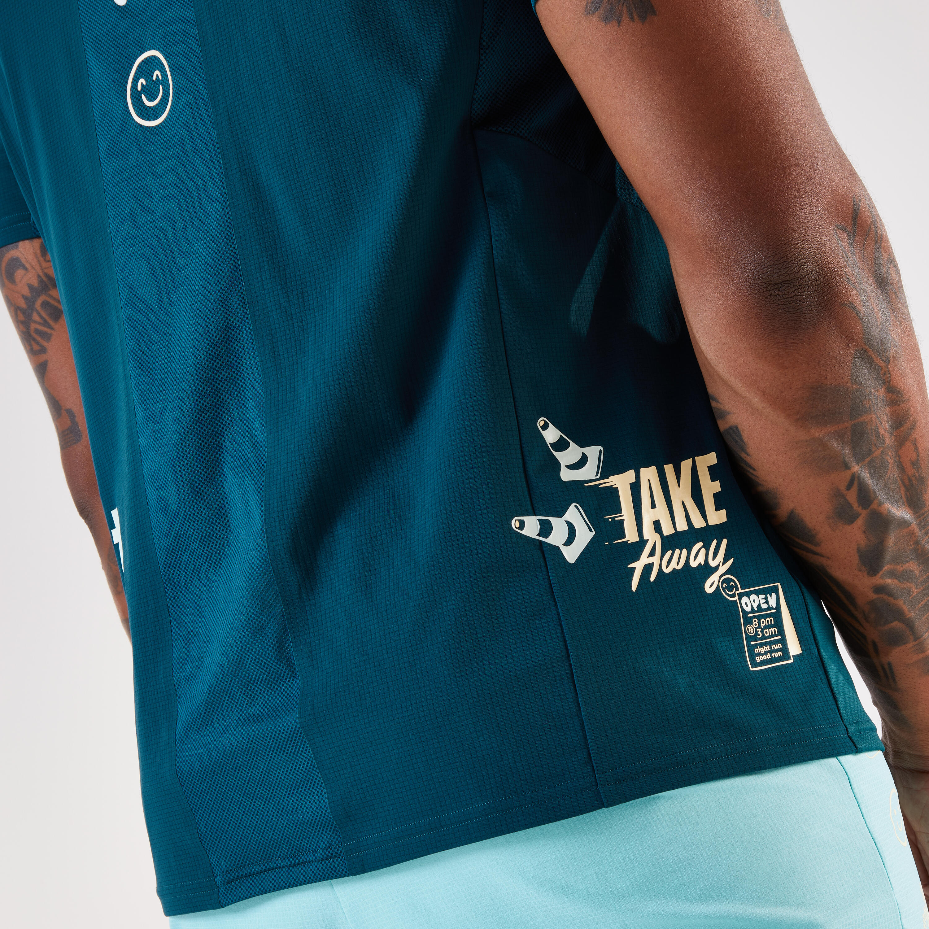 T-shirt de course à pied respirant homme, Run 900 9/9