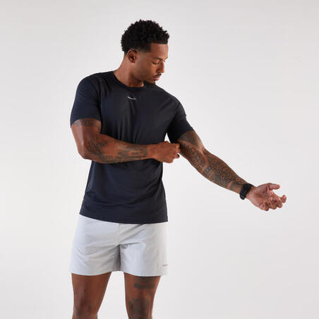 Футболка чоловіча Run 900 для бігу темно-синя