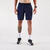 Short de running Homme - KIPRUN Run 500 Dry bleu acier