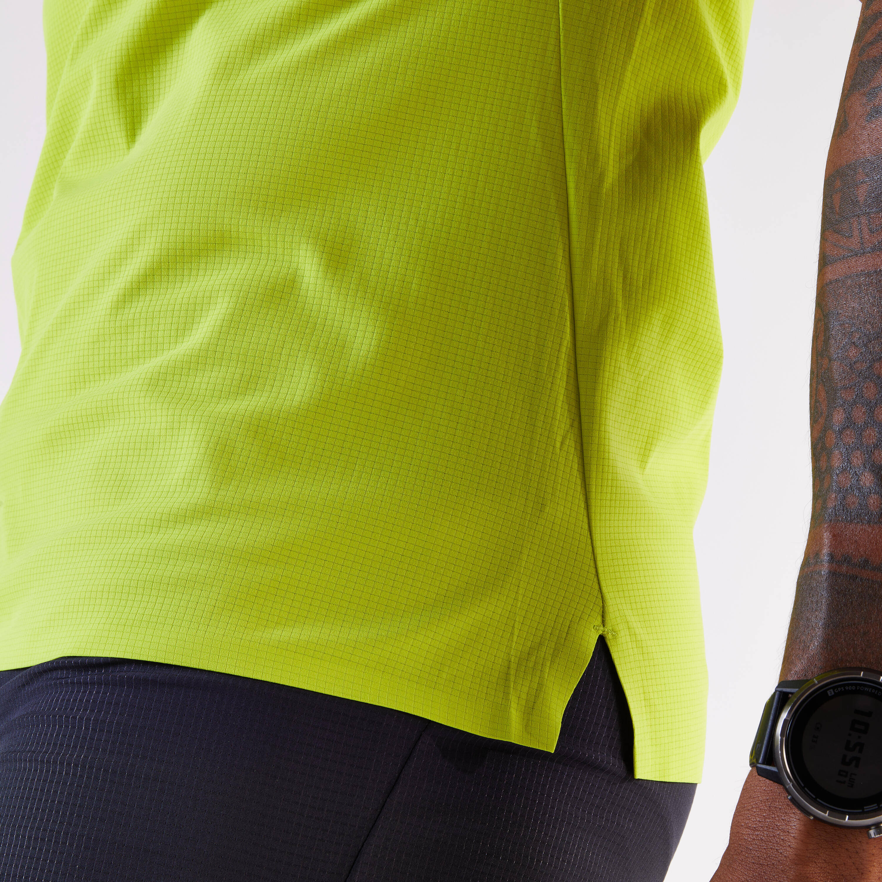 Men's long-distance running t-shirt-Kiprun Run 900 ultra-Green/Pink -  4