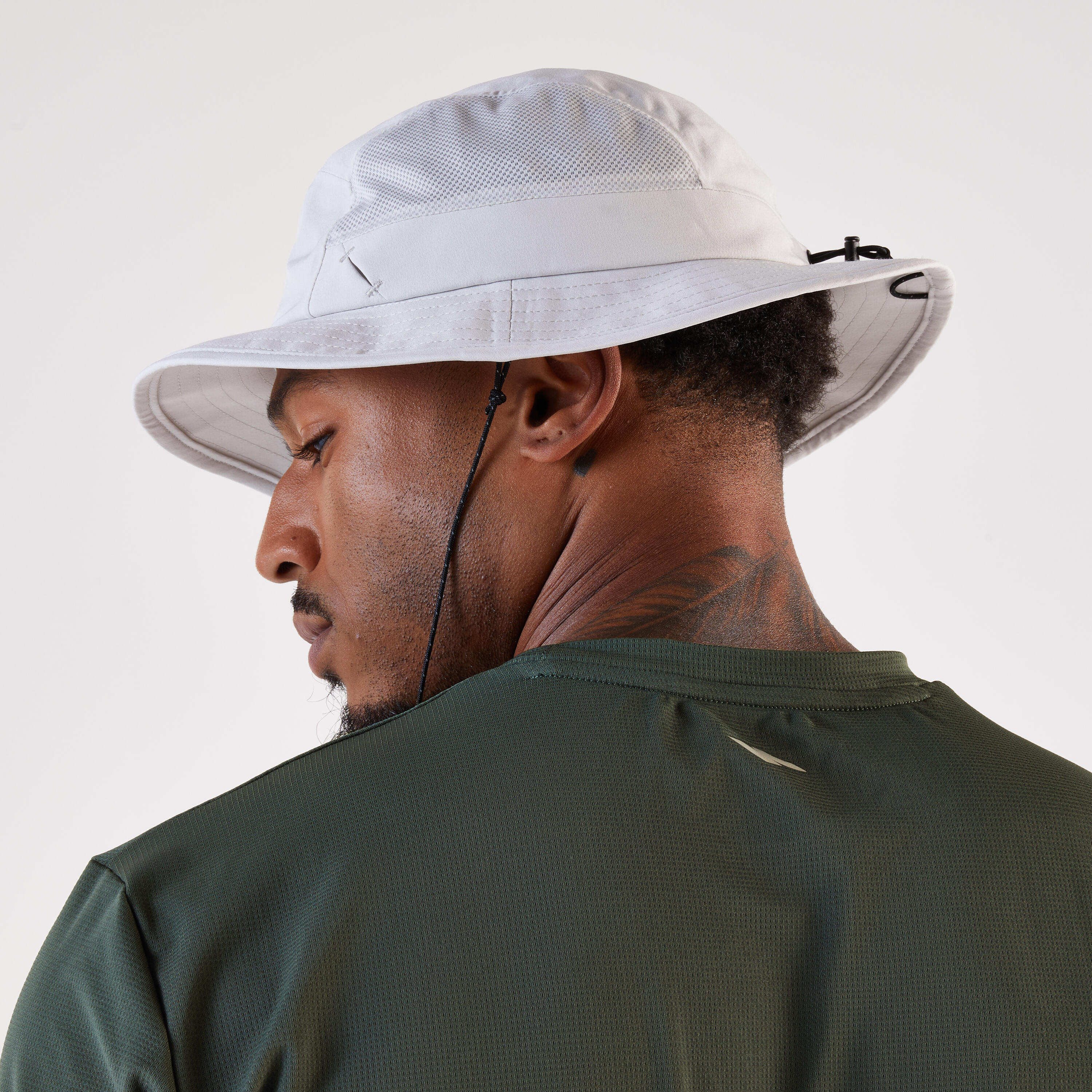 Ultralight Trail Running Sunhat, Grey - KIPRUN
