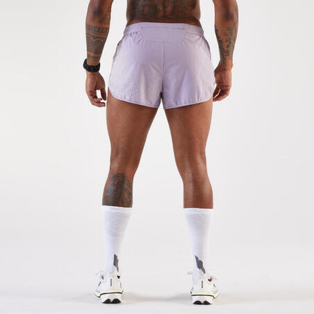 Шорти чоловічі Kiprun Run 500 для бігу фіолетові