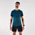 T-shirt de running confort sans couture Homme, Kiprun bleu canard