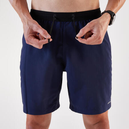 Шорти чоловічі Kiprun Run 500 для бігу темно-сині