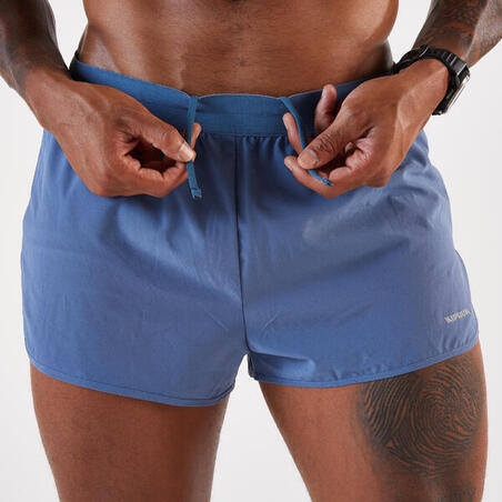 Шорти чоловічі Run 500 для бігу темно-сині