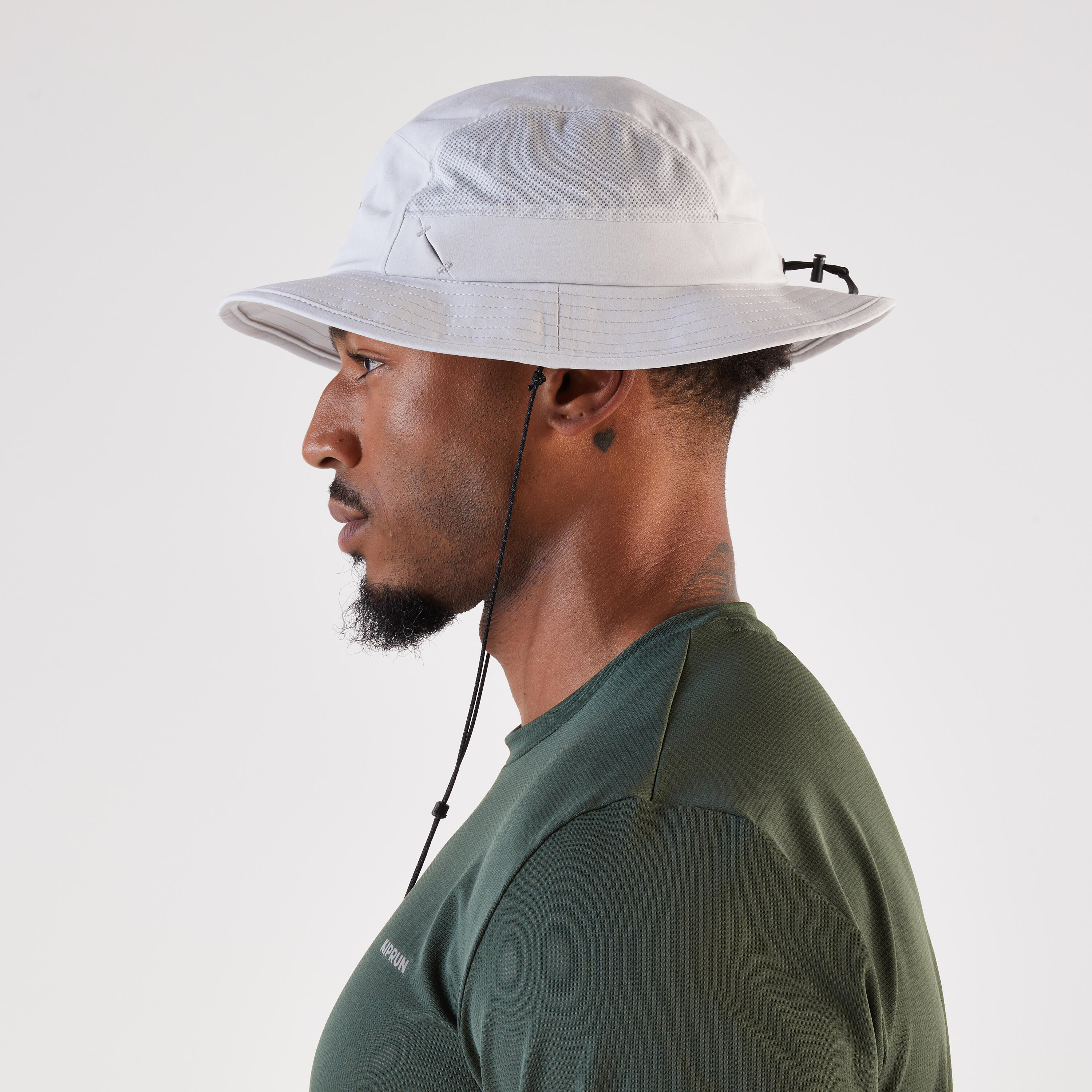 Ultralight Trail Running Sunhat, Grey - KIPRUN