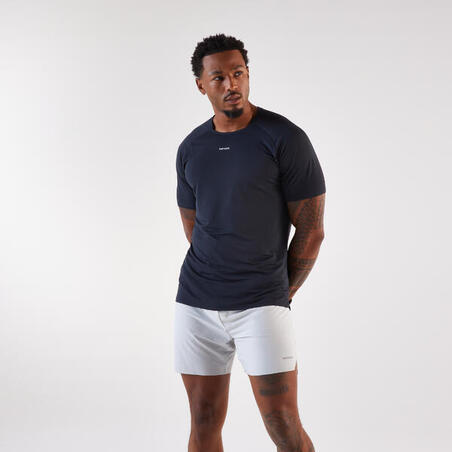 Футболка чоловіча Run 900 для бігу темно-синя