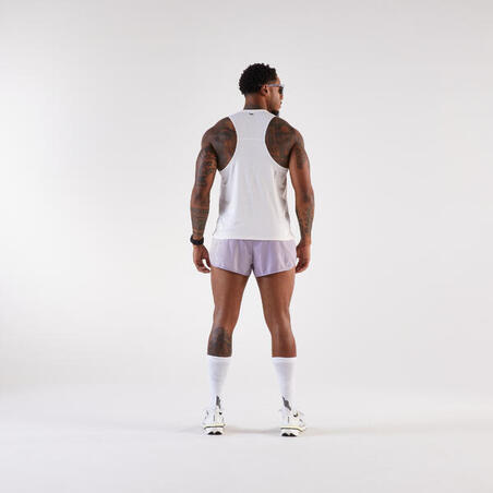 Шорти чоловічі Kiprun Run 500 для бігу фіолетові