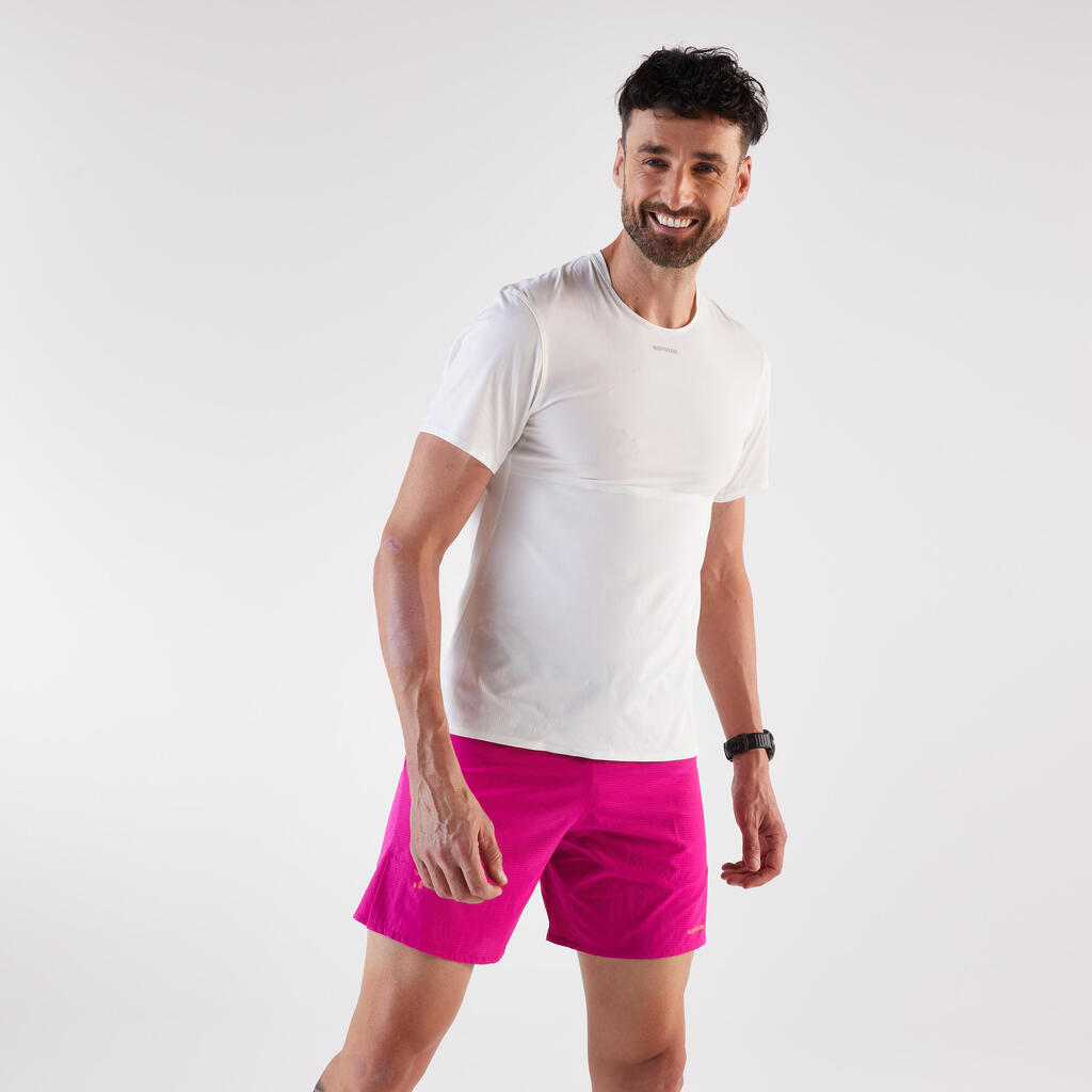 Bela majica za trčanje na duge staze Kiprun Run 900 muška