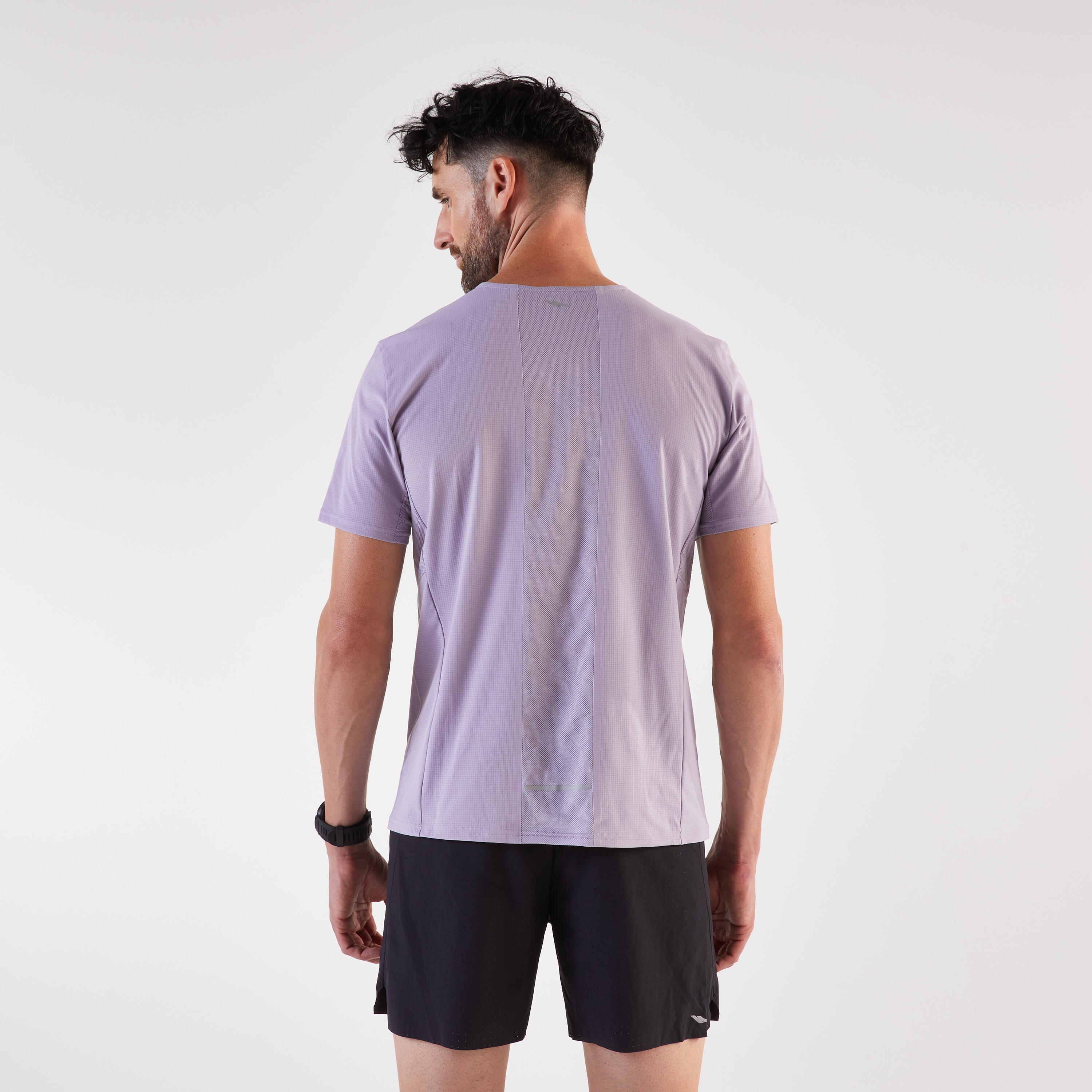 T-shirt de running Homme, Kiprun Run 900 Light Violett 3/8