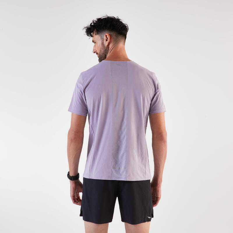 Erkek Koşu Tişörtü - Açık Mor - Kiprun Run 900