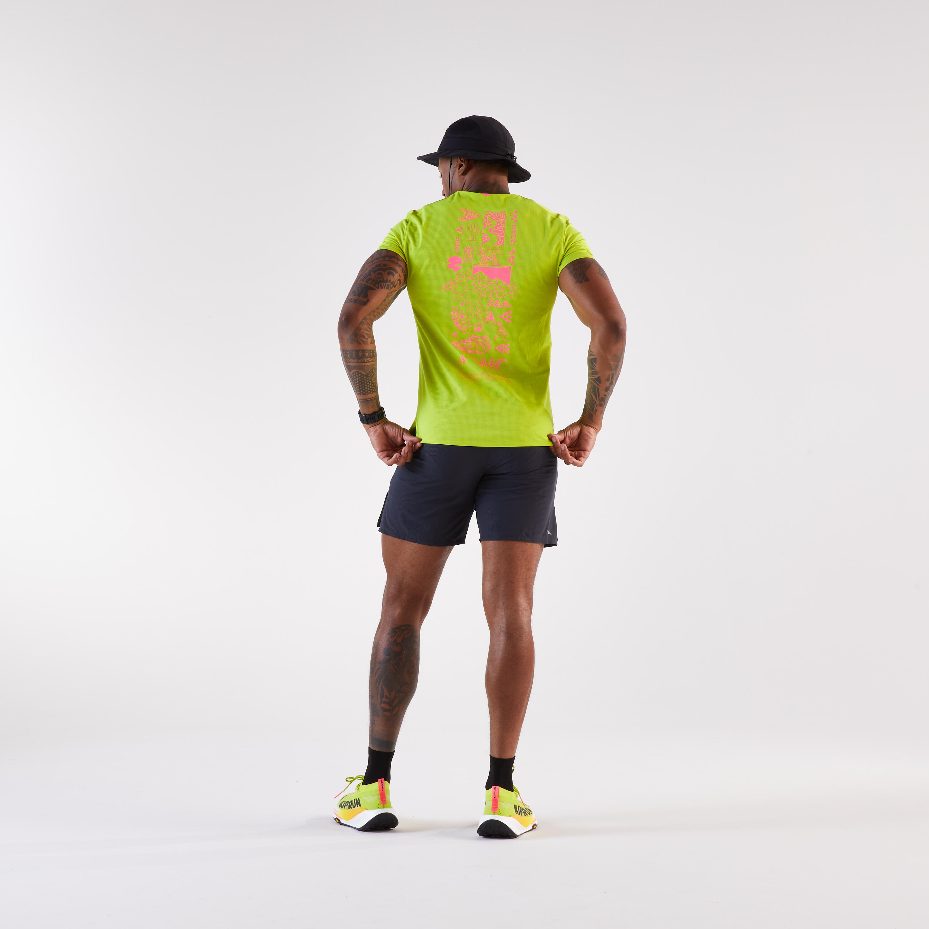 Pantalón corto de trail running Hombre - KIPRUN Run 900 Ultra Gris carbono  10/10