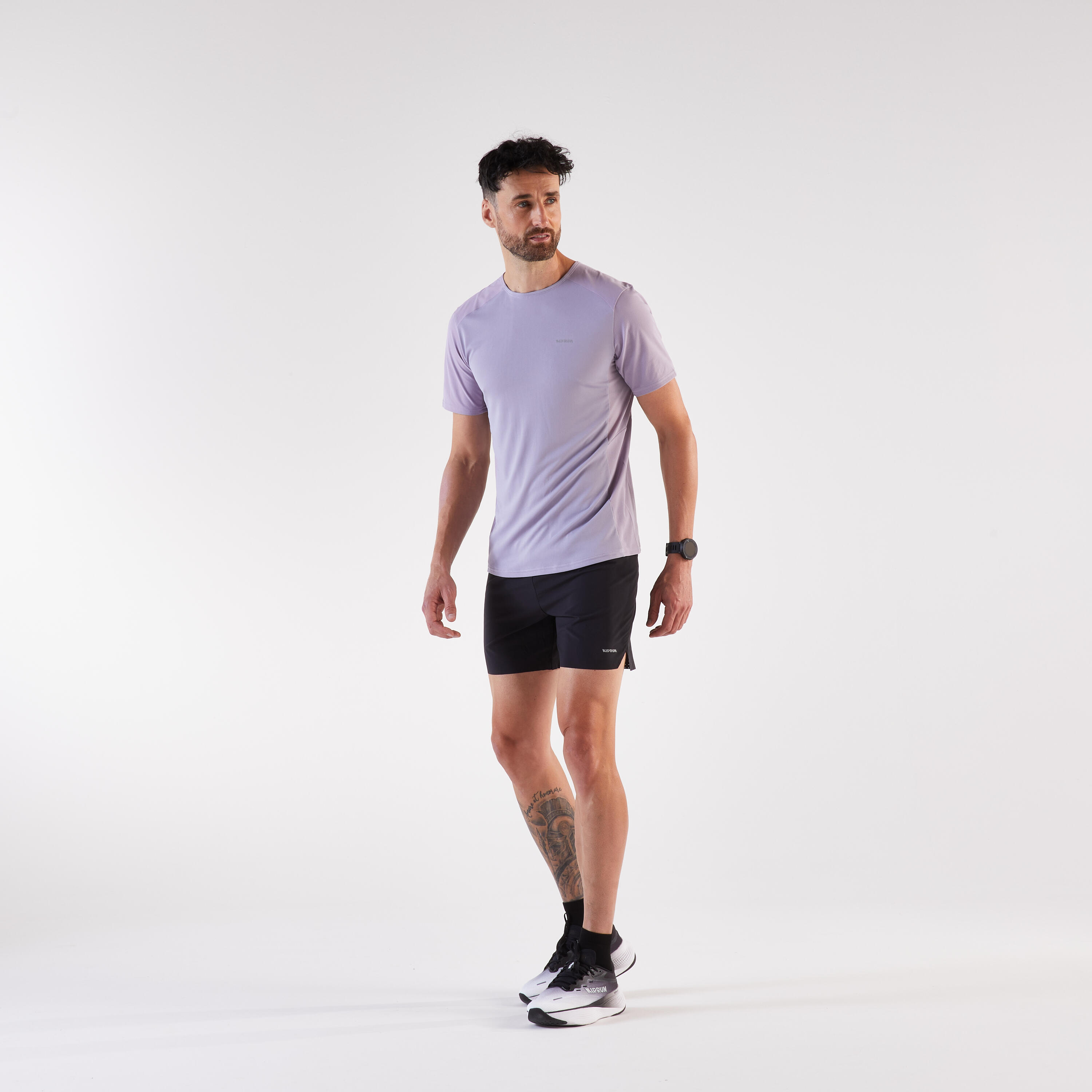 T-shirt de running Homme, Kiprun Run 900 Light Violett 2/8