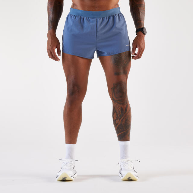 Hardloopshort voor heren Run 500 Comfort donkerblauw