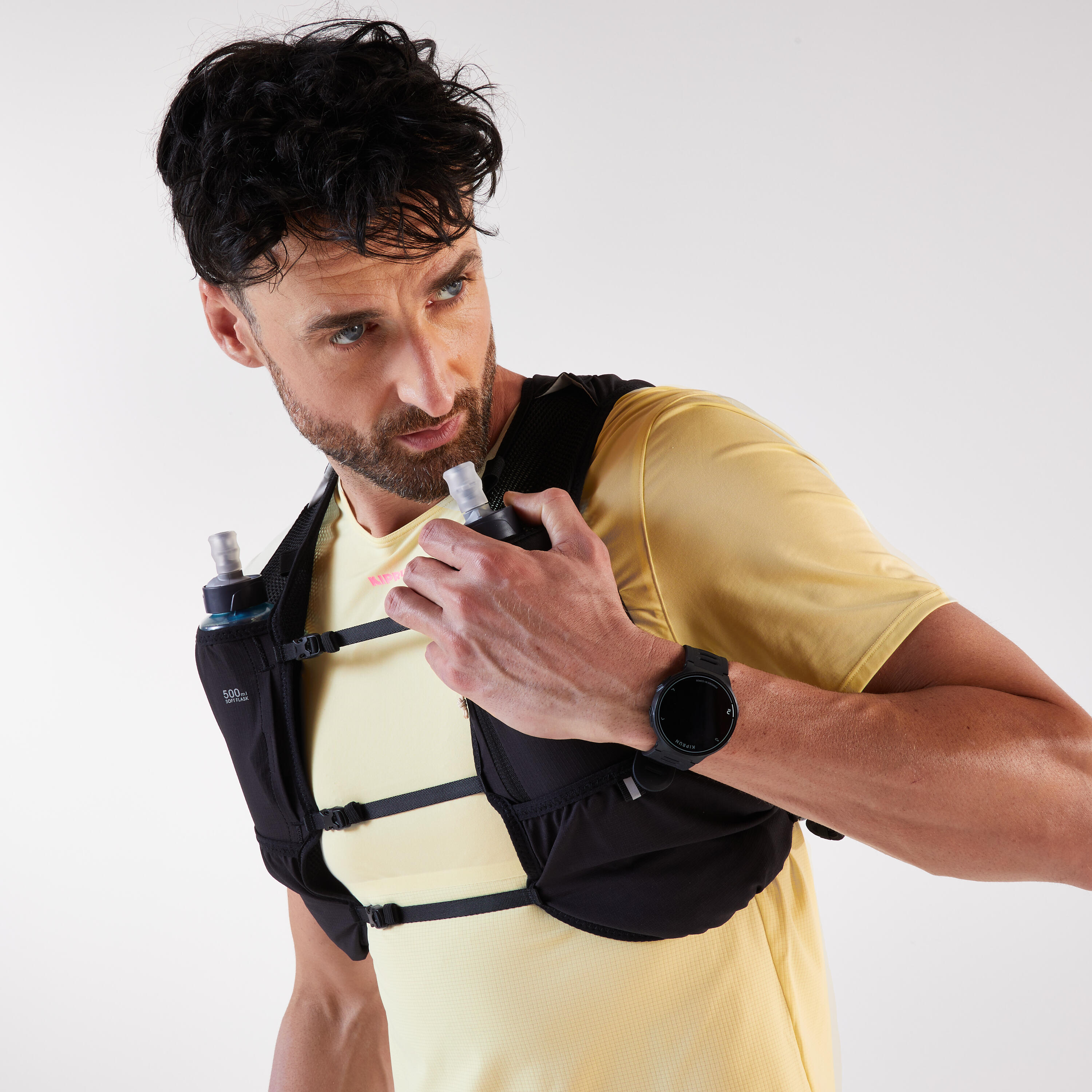 Sac d'hydratation de course en sentier 8 L + poche à eau 1 L 7/11