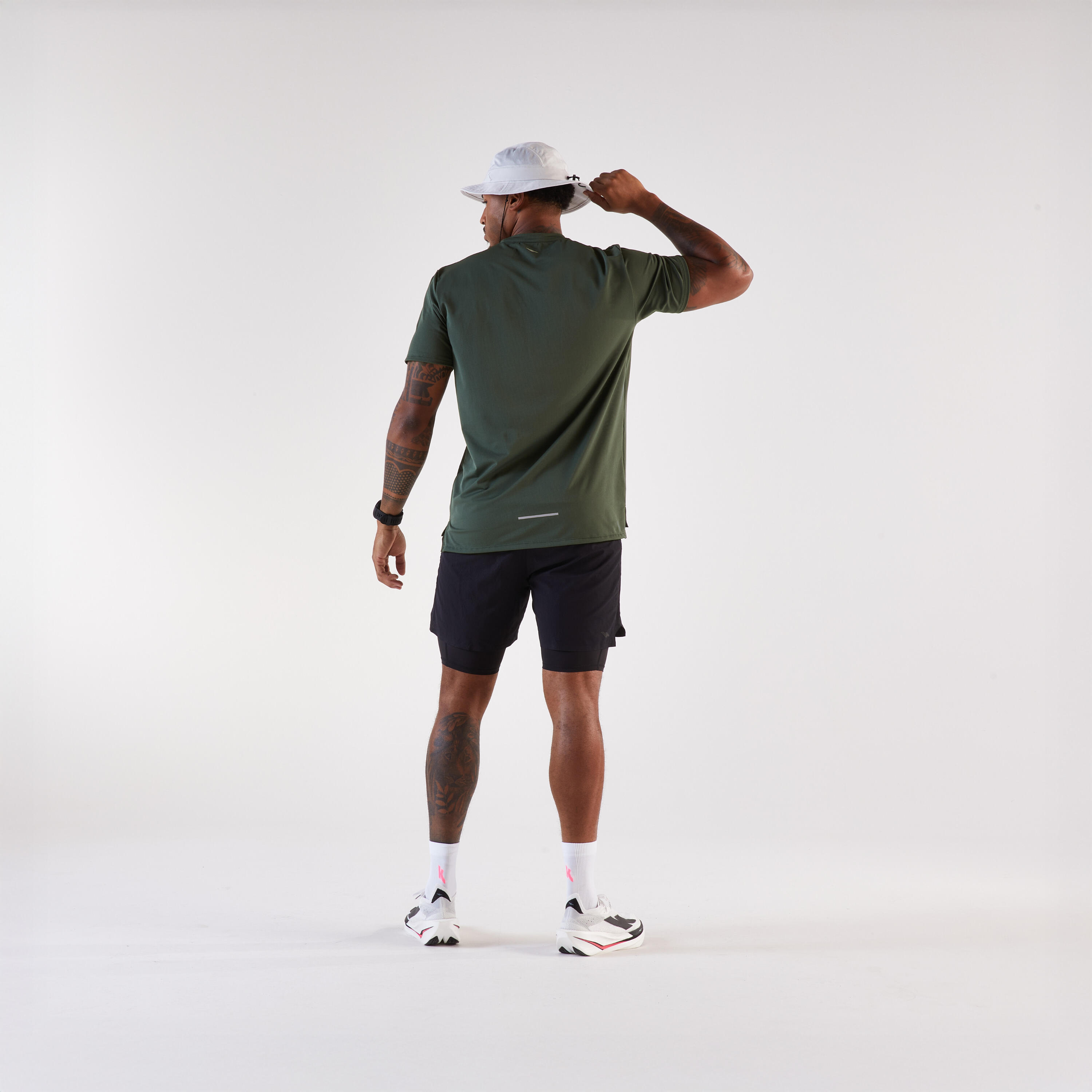 Ultralight Trail Running Sunhat, Grey - KIPRUN