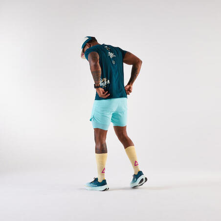 Шорти чоловічі Run 500 Comfort для бігу сині