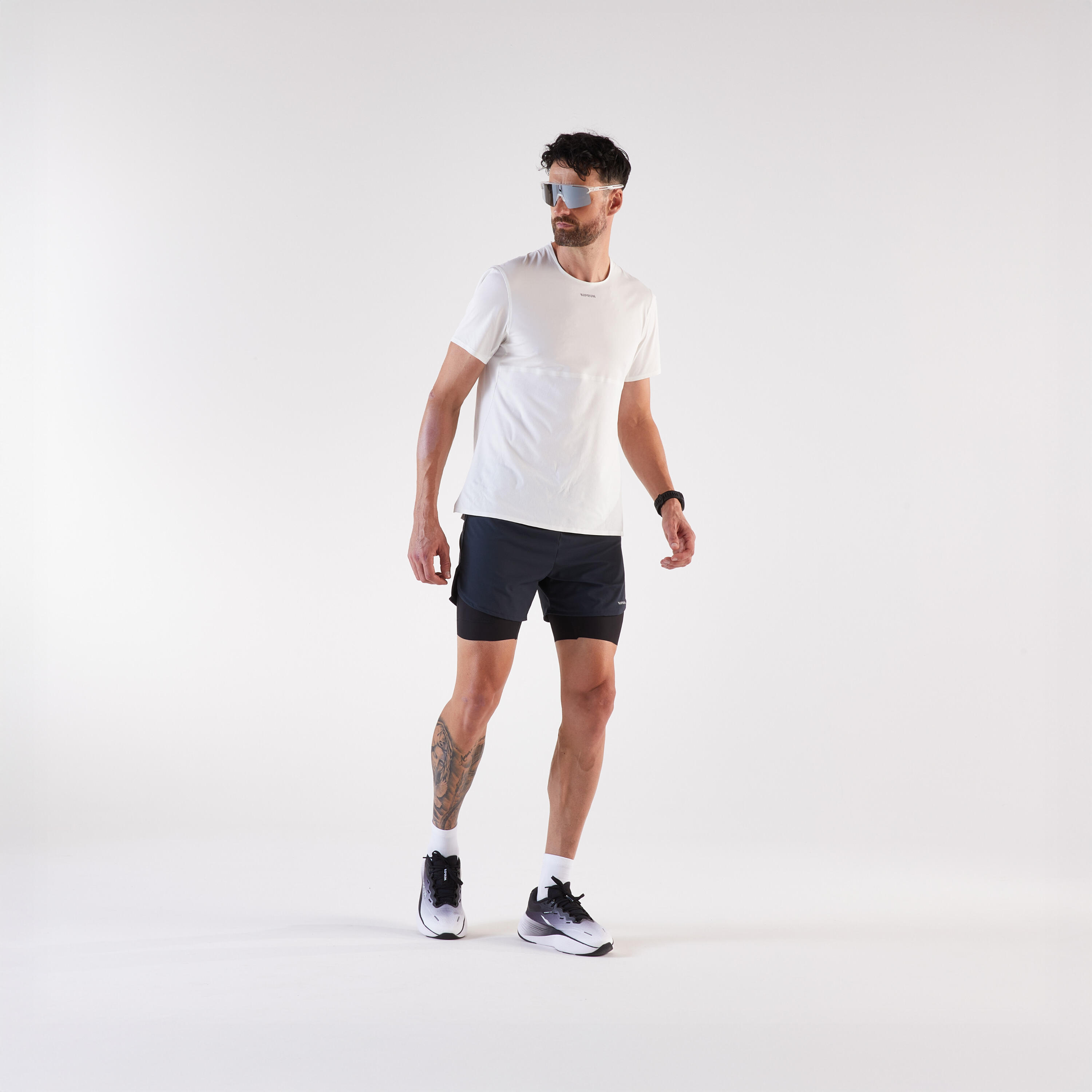 Men’s 2-in-1 Running Shorts, Run 500 Comfort - KIPRUN