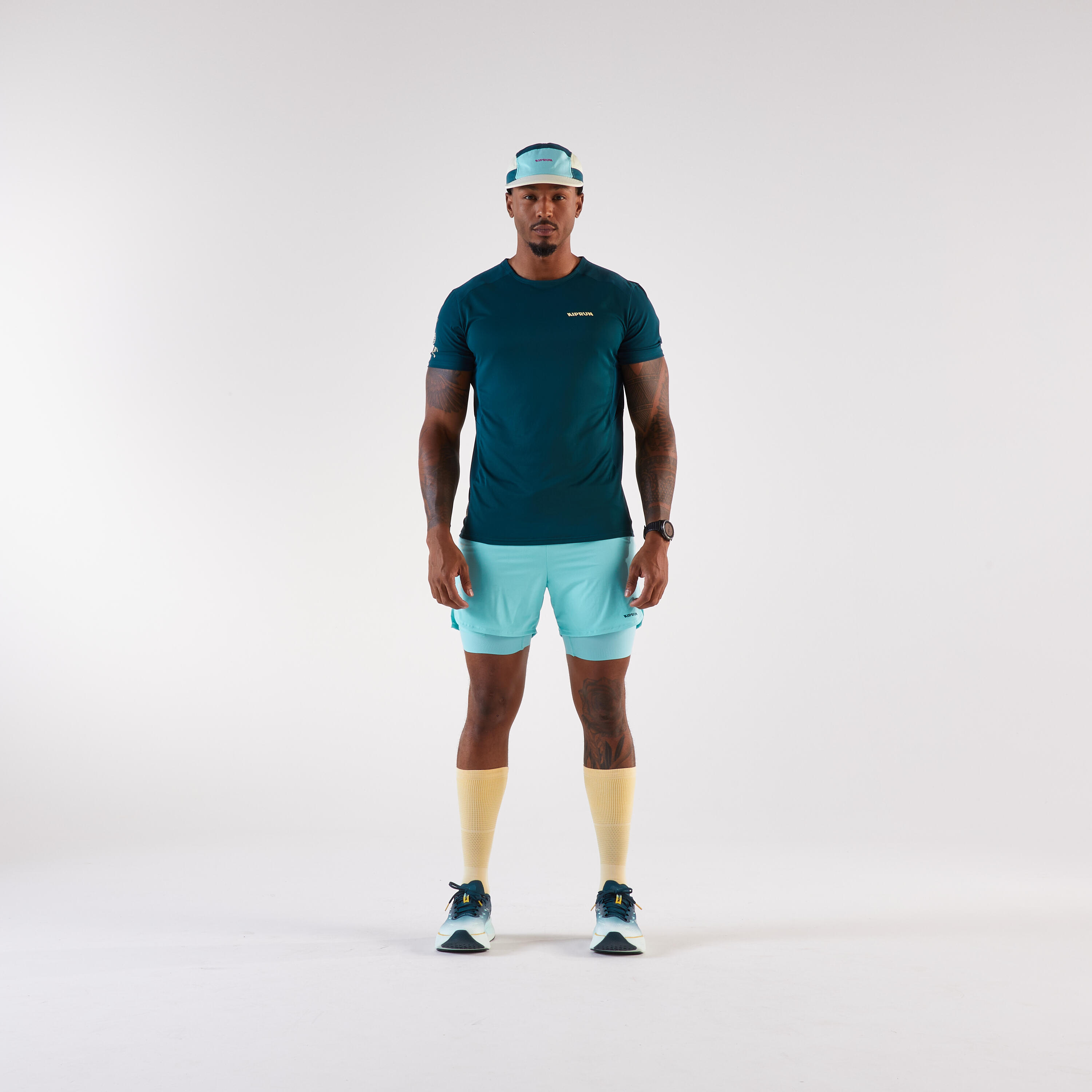 Men’s 2-in-1 Running Shorts, Run 500 Comfort