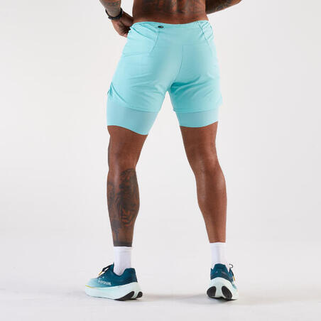 Шорти чоловічі Run 500 Comfort для бігу сині