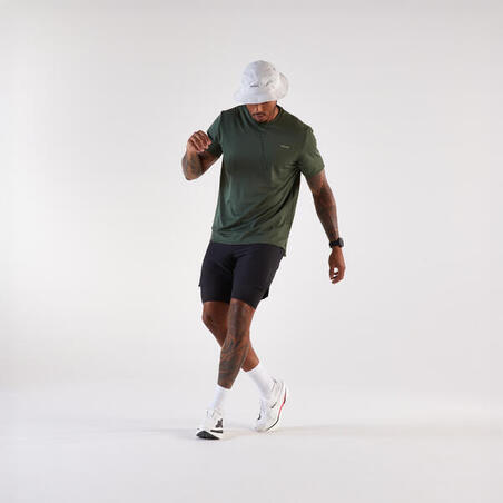 Капелюх сонцезахисний KIPRUN для бігу сірий 