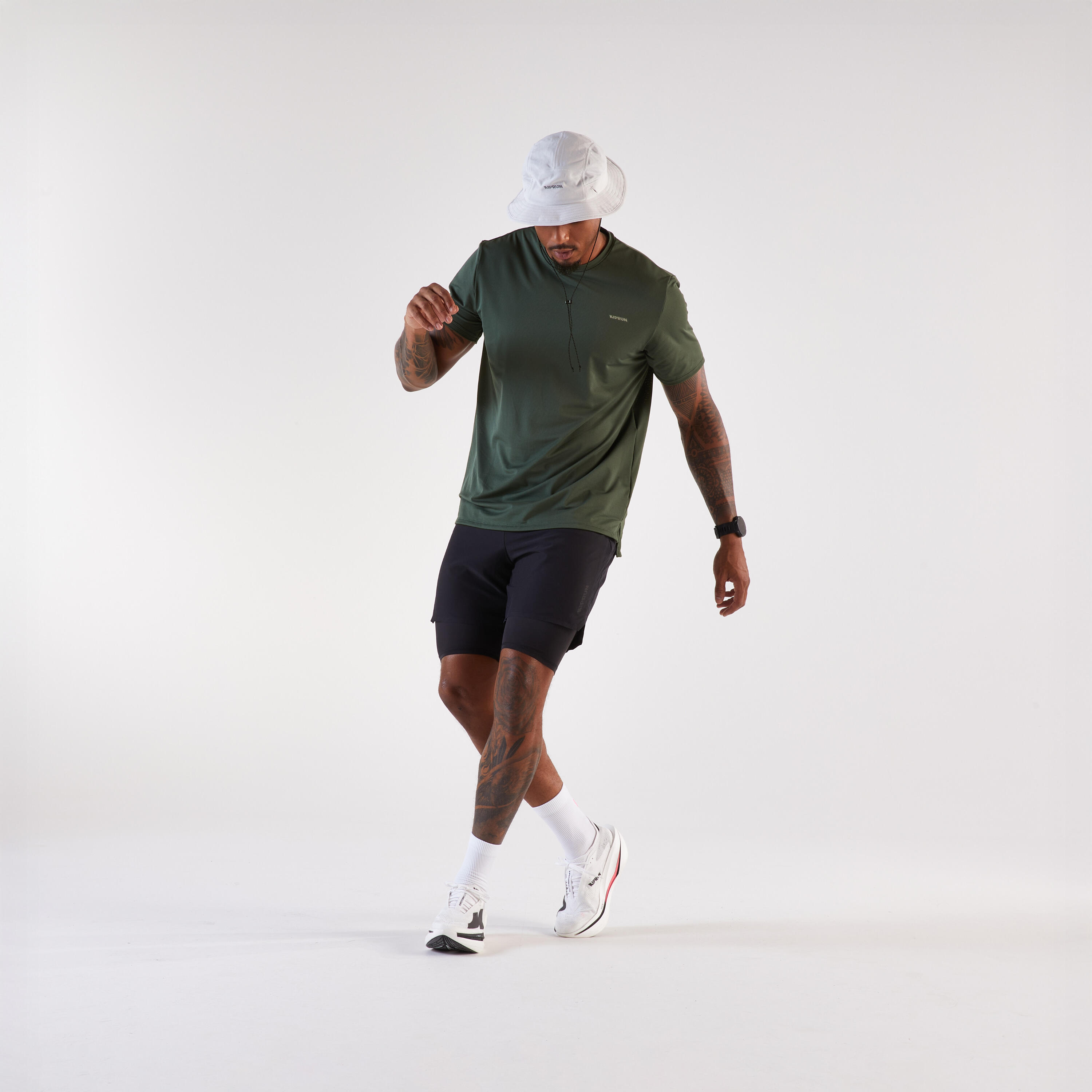 Bob Trail Running Kiprun ultraleicht Grau 6/10