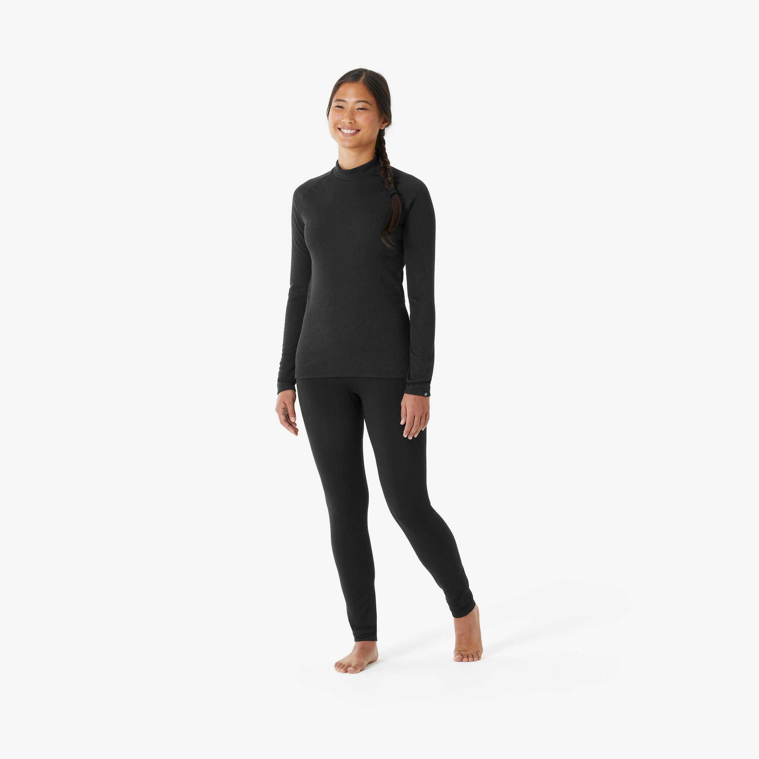 Women Thermal for Skiing - BL100 Black -  3