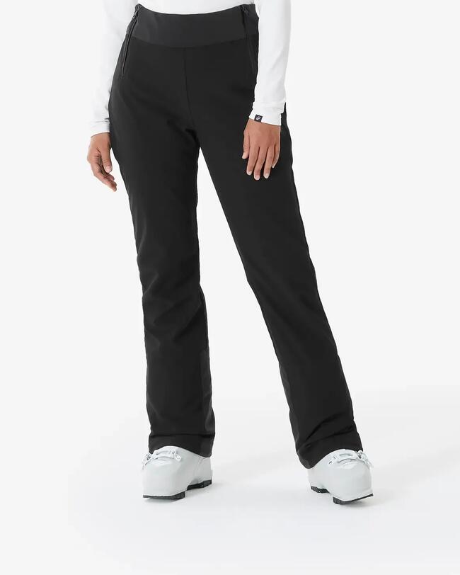 Pantalon de ski ajusté Femme 500 - Noir