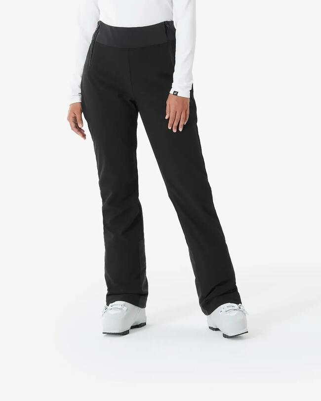 Skibroek voor dames 500 slim fit - Zwart