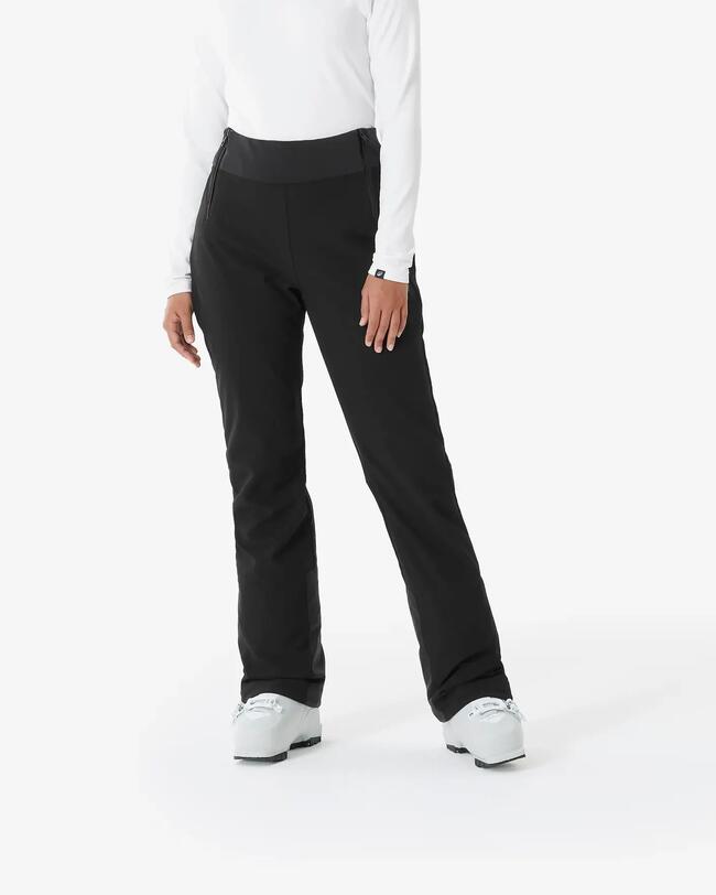Pantaloni sci donna 500 neri