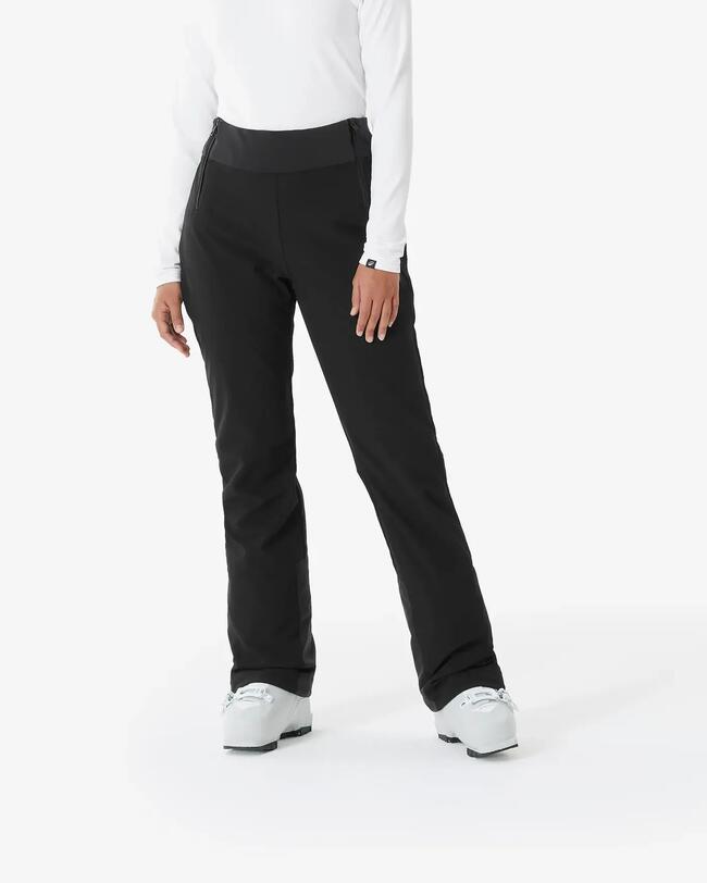 Pantalón Esquí Mujer 500 Slim - Negro