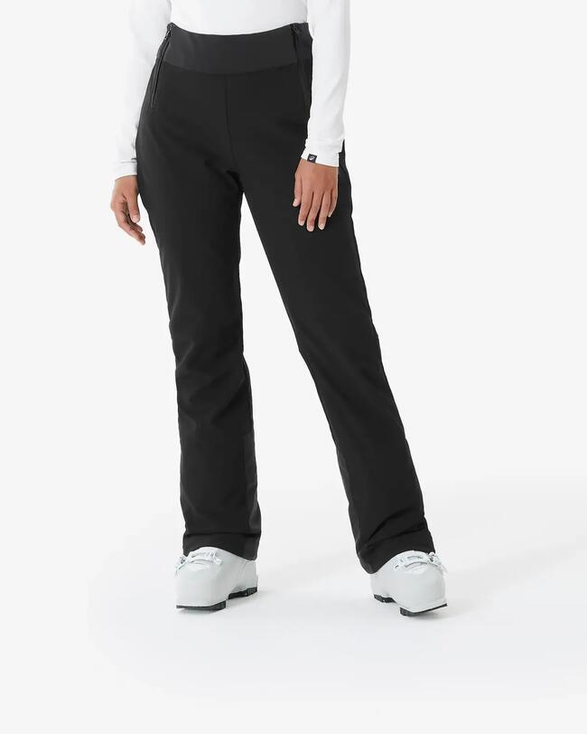 Women's Ski Trousers 500 Slim - Black