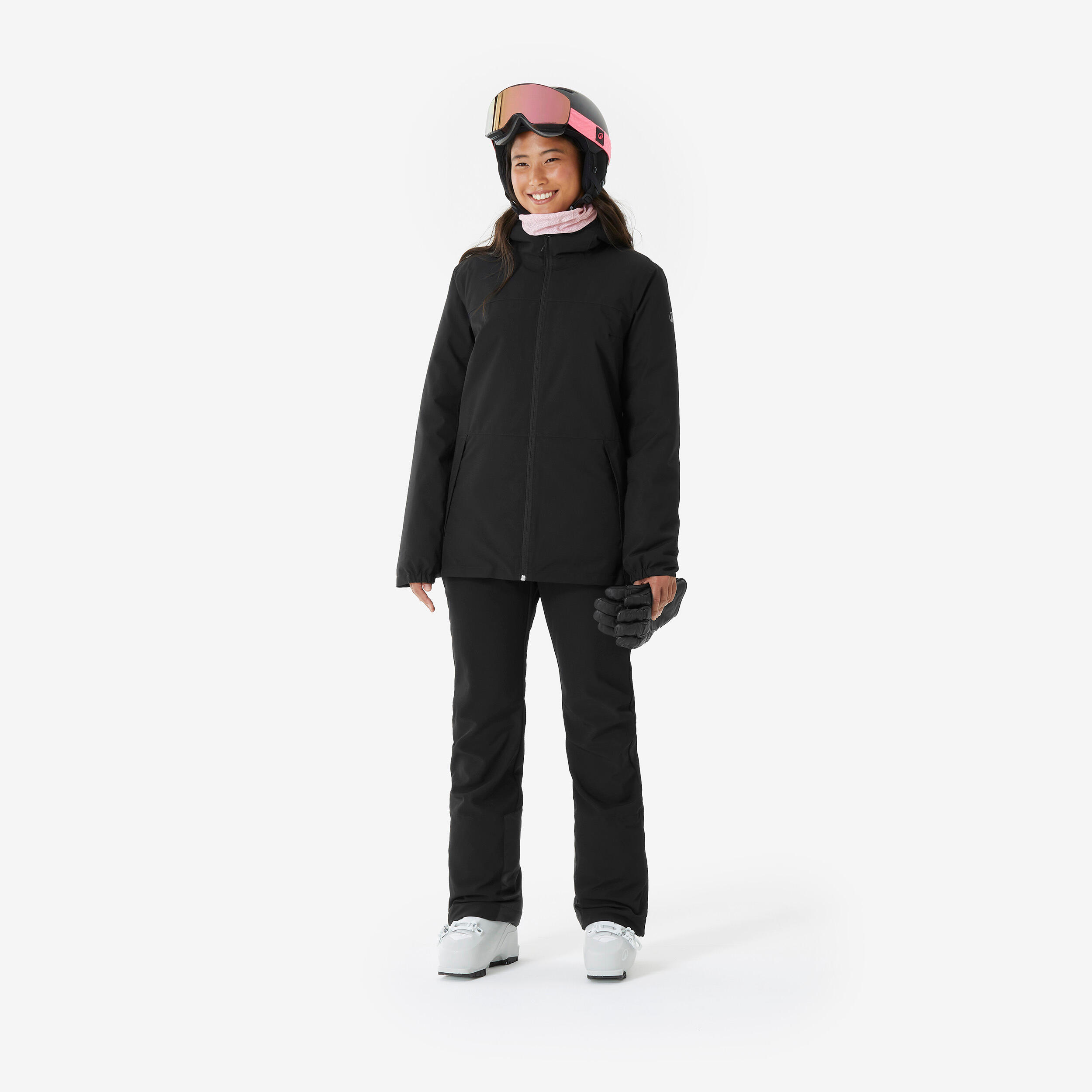 Manteau de ski femme – 100 noir - WEDZE