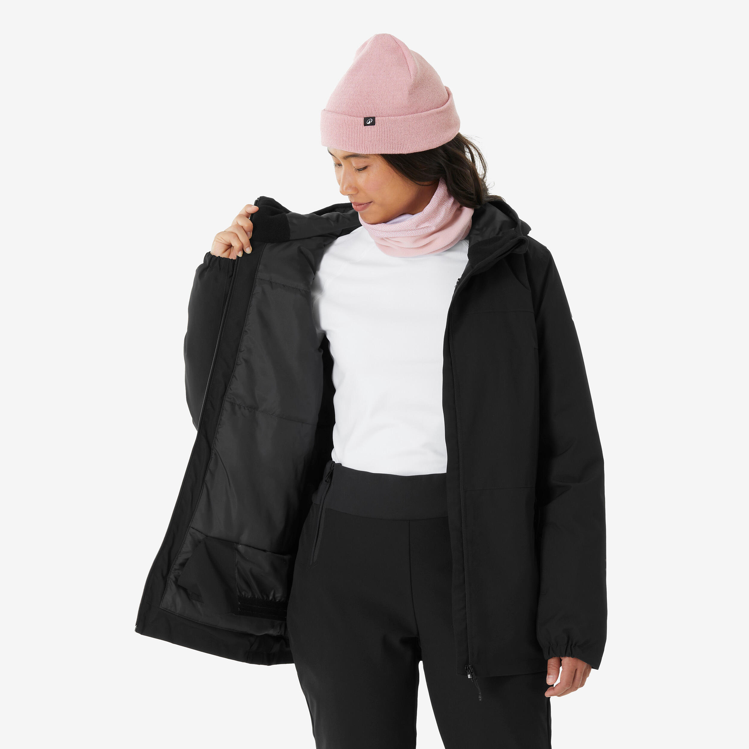 Manteau de ski femme – 100 noir 8/11