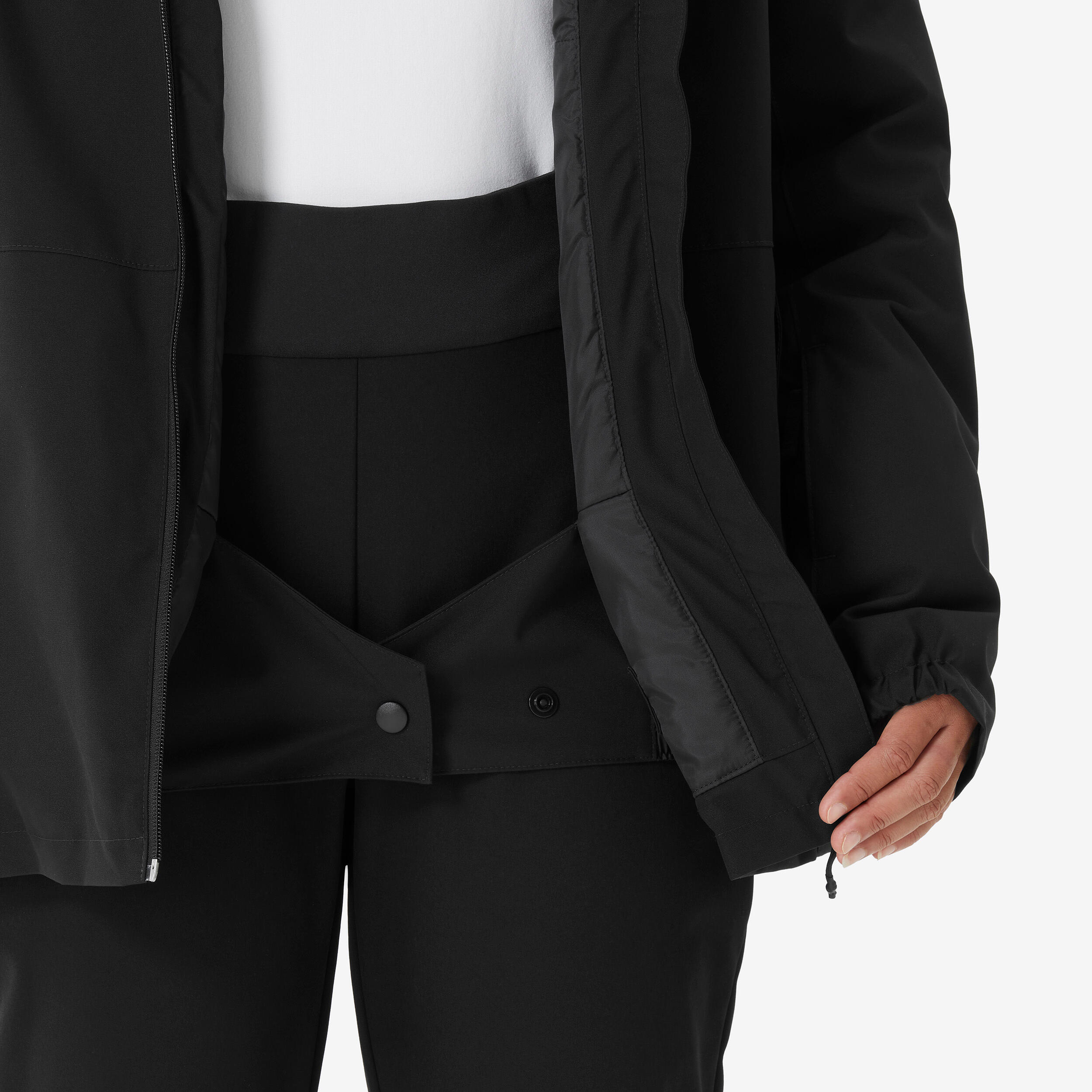 Manteau de ski femme – 100 noir - WEDZE