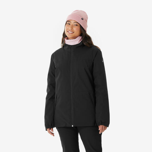 WEDZE Chaqueta de Nieve Ski y Snowboard Mujer -  Wedze 100 Impermeable Negra