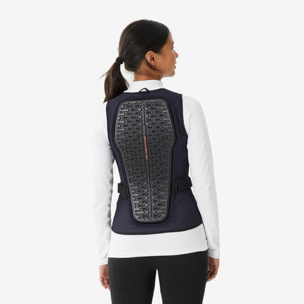 Gilet de protection dorsale VTT, ski et snowboard femme, DBCK 500 noir/navy